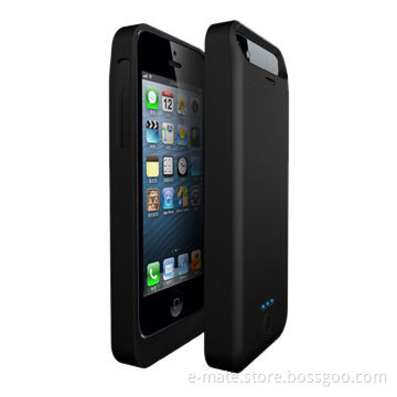 MFI Power Case for iPhone 5/5S, with Built-in Li-polymer Battery and 1,800mAh Capacity